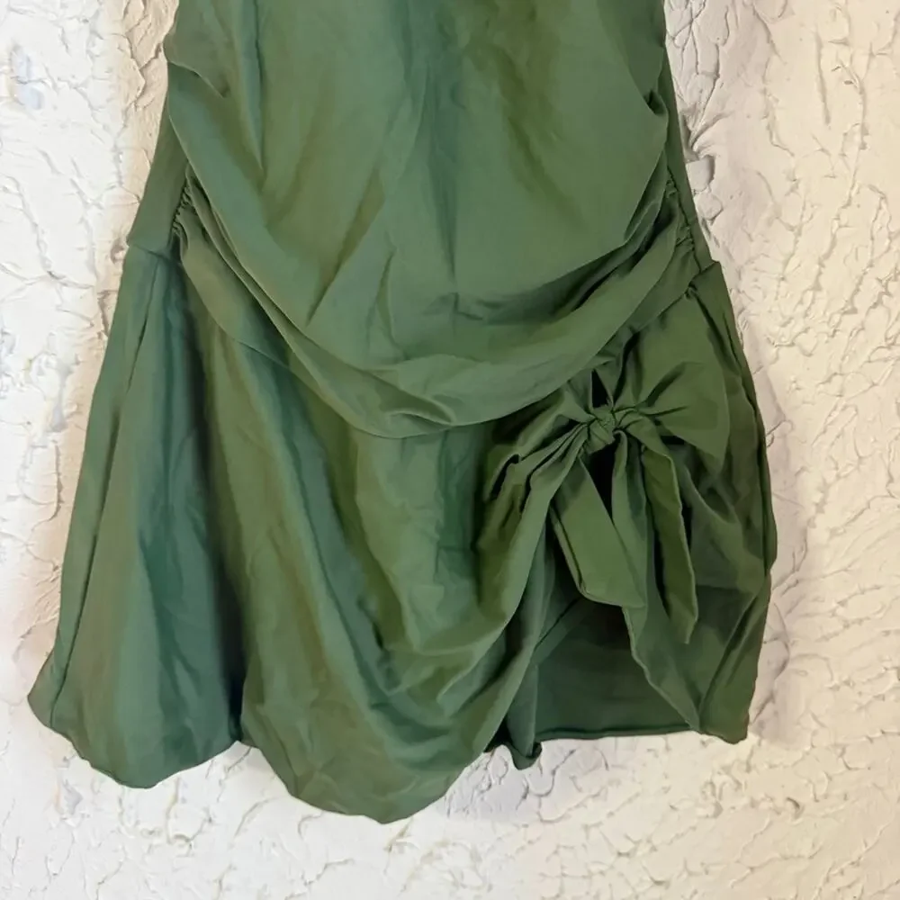 Chic Olive Green One-Piece Swimsuit - Picture 3 of 8